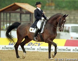 Isabell Werth and her Hanoverian Antony FRH (by Argument/T)