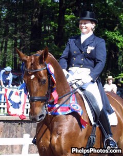Debbie McDonald and Brentina at the 2001 Festival of Champions :: Photo © Mary Phelps