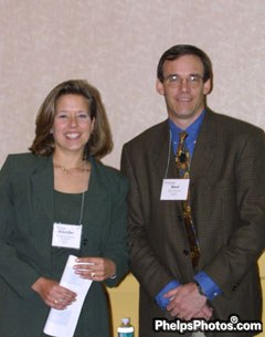 Jennifer Buchanan and Brad Thatcher at the 2001 USDF Convention :: Photo © Mary Phelps