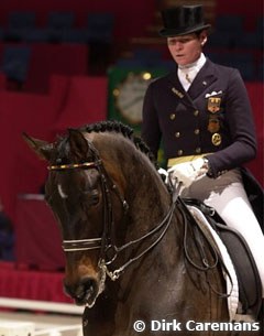 Ulla Salzgeber and Wall Street at the 2001 CDI-W Paris :: Photo © Dirk Caremans