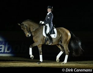 Anky van Grunsven and Bonfire at the official retirement ceremony in 's Hertogenbosch :: Photo © Dirk Caremans