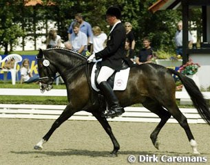 British Henry Boswell and DHI Peppino placed 12th in the Finals at the 2002 European Pony Championships