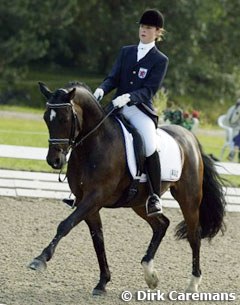 Luxembourg Veronique Henschen aboard the former European Pony Champion Casper