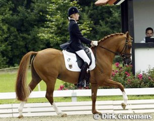 The bronze went to Stephanie Jansen on Dornik B