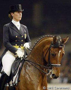 Laura Conz and Fibrin at the 2002 World Cup Finals in Denmark :: Photo © Dirk Caremans