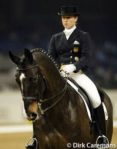 Isabell Werth and Anthony FRH place fifth at the 2002 World Cup Finals