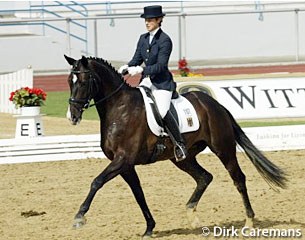 Vanessa Bentz on the Luttgen family's Hanoverian gelding Habitus (by Hohenstein)