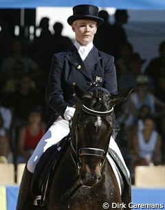 Kallista Field and Jamahl at the 2002 World Equestrian Games :: Photo © Dirk Caremans