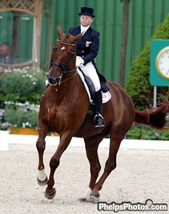 Debbie McDonald and Brentina at Aachen :: Photo © Phelpsphotos.com