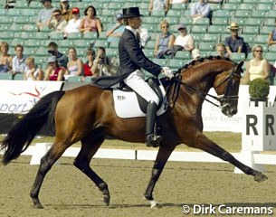 Edward Gal and Lingh at the 2003 European Championships :: Photo © Dirk Caremans
