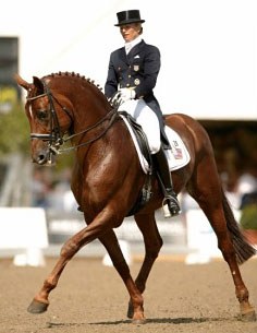 Lisa Wilcox and Relevant at the 2003 Open European Championships
