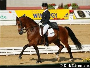 Tineke Bartels and Luxaflex at the 2003 CDI Verden :: Photo © Dirk Caremans