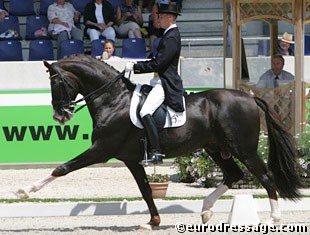 Andreas Helgstrand on the Oldenburg stallion Blue Hors Don Schufro :: Photo © Astrid Appels