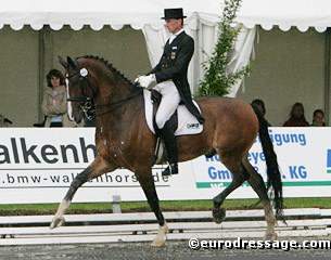 Zeilinger was allowed to return to the show ring a little later when the rain stopped