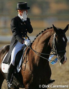 Anky van Grunsven and Salinero at the 2004 Olympic Games