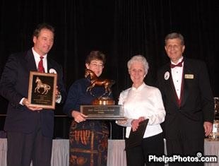 Patsy Albers, recipient of the 2004 USDF Volunteer of the Year award :: Photo © Phelpsphotos.com