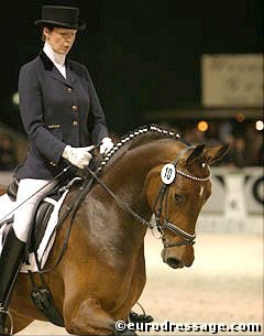 Riverdance in an under saddle presentation at the 2004 World Cup Finals in Dusseldorf