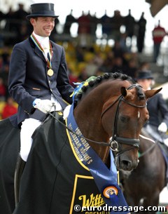 Hans Peter Minderhoud and Florencio Win 2004 World Championships for Young Dressage Horses :: Photo © Astrid Appels