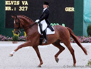 Nadine Capellmann and Elvis VA at the 2005 CDIO Aachen :: Photo © Astrid Appels