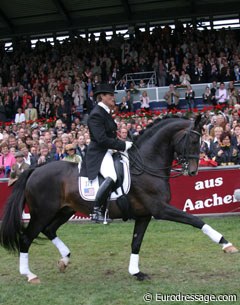 Leslie Morse's Tip Top (photo by Thomas Bach Jensen for Eurodressage.com)