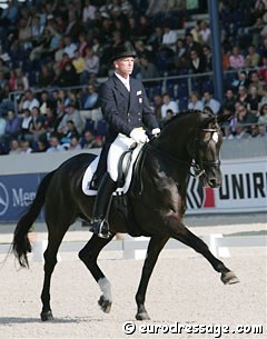 George Williams and Rocher at the 2005 CDIO Aachen :: Photo © Astrid Appels