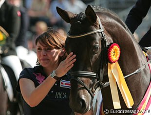 Kaiserdom with his owner Mrs Scharf