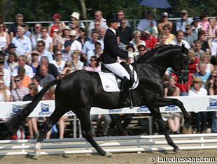 Kira Wulferding on Duino :: Photo © Thomas Bach Jensen for Eurodressage