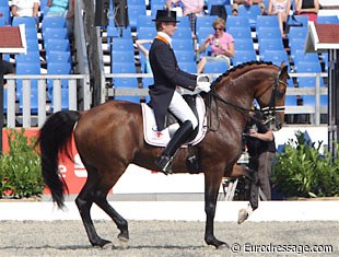 Edward Gal on Lingh at the 2005 European Championships