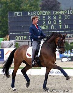 Carl Hester on Escapado (by Ex Libris)