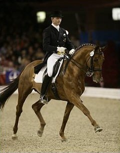 Hubertus Schmidt and Wild Dance at the 2005 CDI-W Frankfurt :: Photo © Karl Heinz Frieler