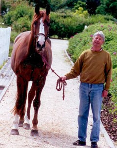 Ludwig Kühne with Gustav