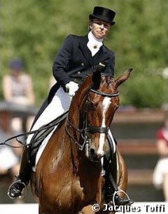 Nadine Capellmann and Zancor at the 2005 CDI Lingen :: Photo © Jacques Toffi