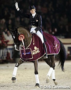 Anky van Grunsven and Salinero Win 2005 CDI-W Mechelen :: Photo © Dirk Caremans