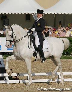 Alexandra and Balagur at the 2005 CDIO Saumur