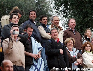 Constance Laboute's French fans sang the Marseillaise a capella