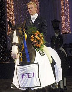 Jan Brink and Briar win the 2005 CDI-W Stockholm :: Photo © Annica Feltendal
