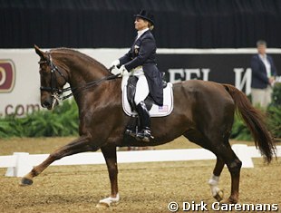 Debbie McDonald and Brentina at the 2005 World Cup Finals