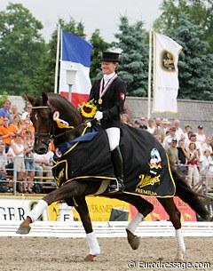 Helen Langehanenberg and Damon Hill, 5-year old World Champions :: Photo © Astrid Appels