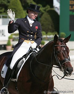 Emma Hindle and Lancet at the 2006 CDIO Aachen