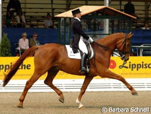 Nadine Capellmann and Elvis VA at the 2006 CDN Bad Salzuflen :: Photo © Barbara Schnell