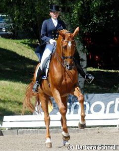 Anna Katharina Luttgen and Gina Royal OLD. Ninth in the Grand Prix with 61.75 %