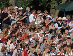 The crowds in Warendorf