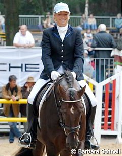 World champion's Ingrid Klimke and Damon Hill