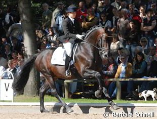 Carola Koppelmann and Donavan at the 2006 Bundeschampionate :: Photo © Barbara Schnell