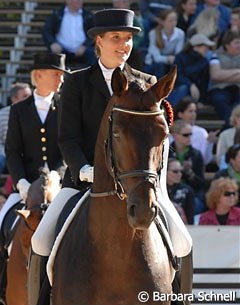 Carola Koppelmann and Donavan second at the 2006 Bundeschampionate :: Photo © Barbara Schnell