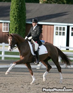 Dr. Cesar Parra and Furst Fabio at the 2006 Dressage at Devon :: Photo © Astrid Appels for Phelpsphotos.com