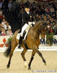Sonja Bolz and Cockney on a high at the 2006 CDI-W Frankfurt