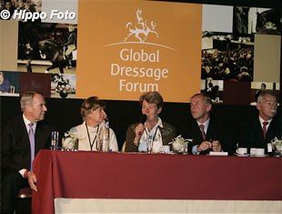 Discussion panel at the 2006 Global Dressage Forum :: Photo © Dirk Caremans