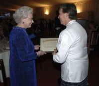 Queen Elizabeth II and Jennie Loriston Clarke