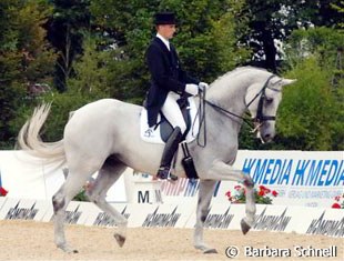 Andreas Helgstrand and Blue Hors Matine at the 2006 CDI Lingen :: Photo © Barbara Schnell